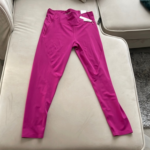 Victoria's Secret Pants - High rise bright pink work out